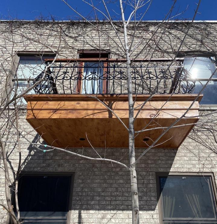 Fabriquer balcon Montréal